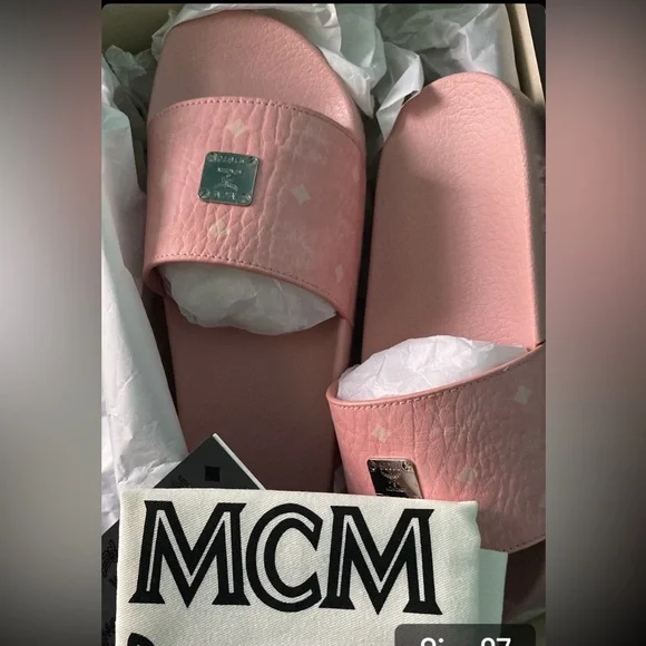 MCM | Shoes | Im Selling Mcm Slides Size 37 9 | Poshmark display picture 3